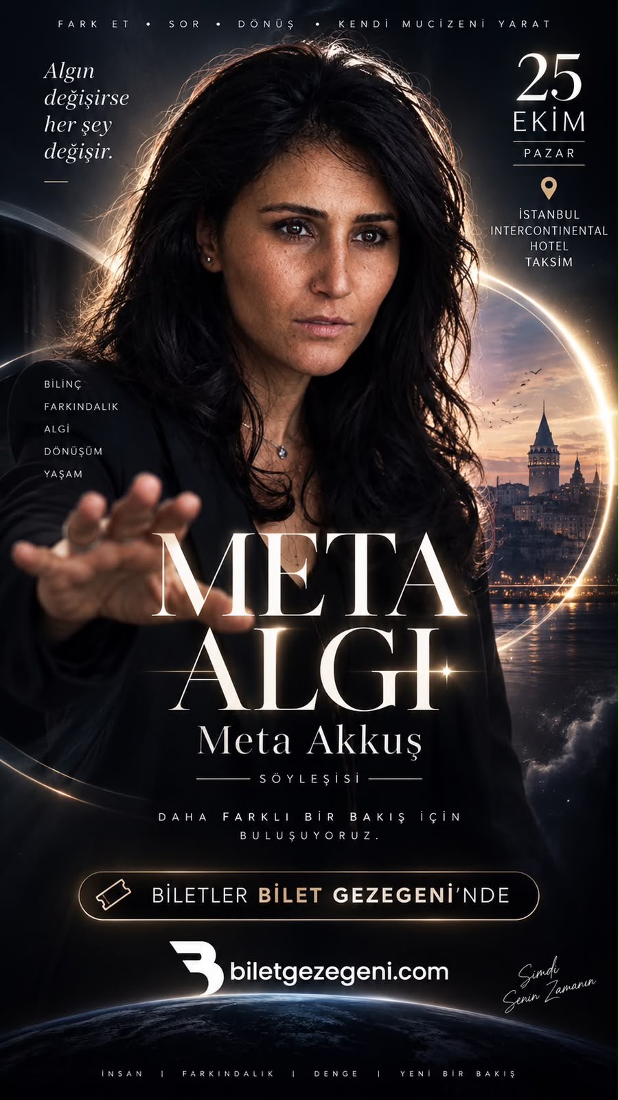 Meta Algı etkinlik afişi — 25 Ekim 2026, İstanbul